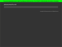 Tablet Screenshot of plazacamacho.net